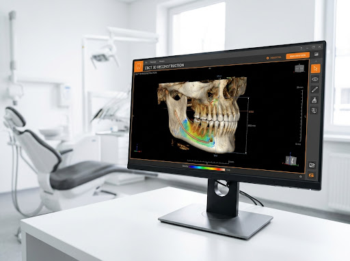 Exame de Tomografia Cone Beam 3D detalhado